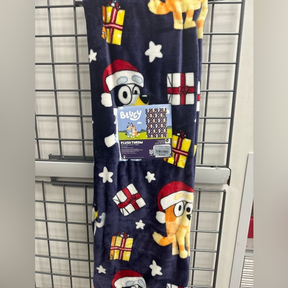 Bluey Christmas throw blanket - Picture 1 of 2